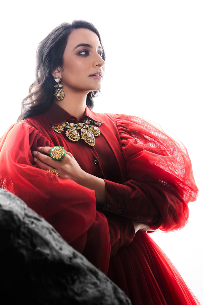 RASNA BHASIN FT. FIREFLY DRESS RED
