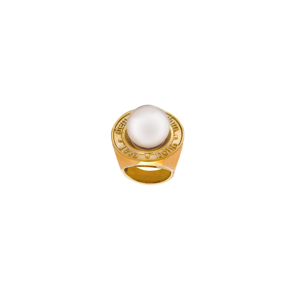 QED Pearl Ring GOLD - QUOD