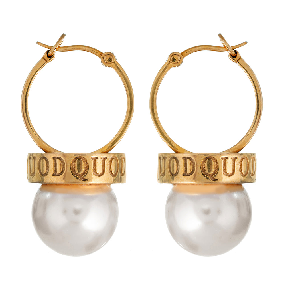 QUOD Fresh Water Pearl Jelly Earrings