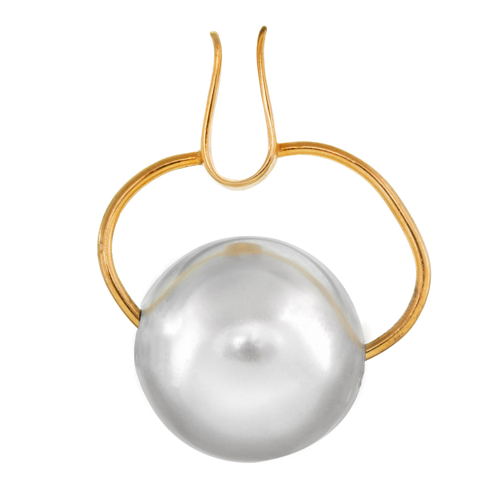 QUOD Fresh Water Pearl Septum Ring/Earring